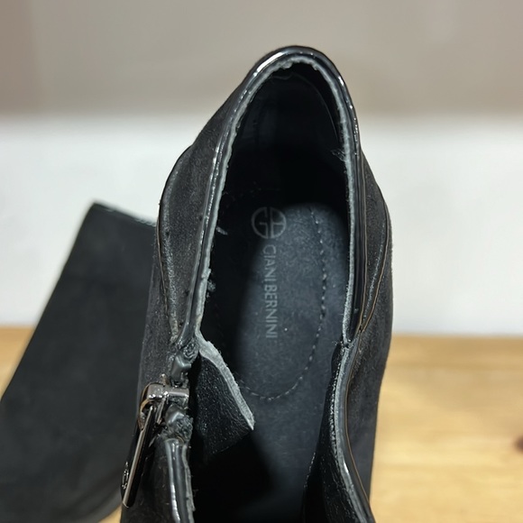 Giani Bernini black suede ankle boots - Picture 7 of 11